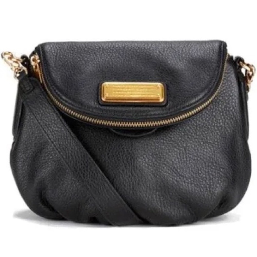 Marc Jacob’s Black Leather Crossbody Bag